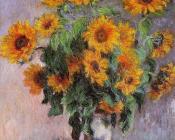 克劳德莫奈 - Bouquet of Sunflowers